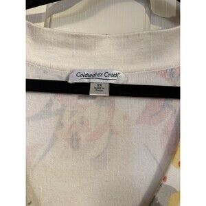 Coldwater Creek Women’s 3X Floral Print Sweater